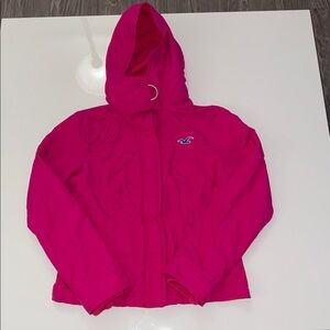 NEW Hollister Hot Pink Jacket Coat Size L